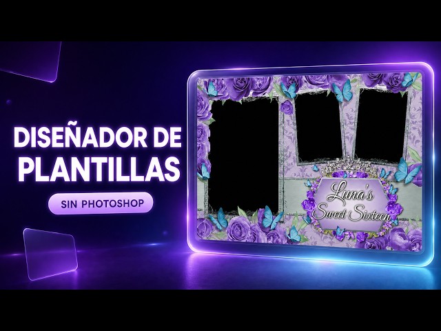 Crea Plantillas para Photo Booth | Diseñador de Plantillas