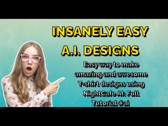 Easy way to make amazing and awesome T-shirt designs using NightCafe AI: Full Tutorial #ai
