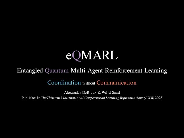 eQMARL - Entangled Quantum Multi-Agent Reinforcement Learning