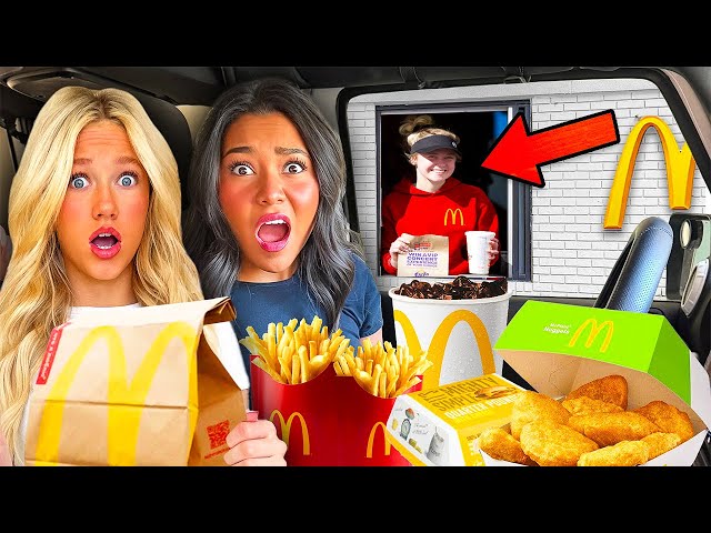 We had FAST FOOD EMPLOYEES CHOOSE our FOOD FOR 24 HOURS! 🍕 🍔