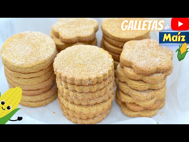 🌽 Homemade Corn Cookies | Easy, Crunchy and Delicious Recipe