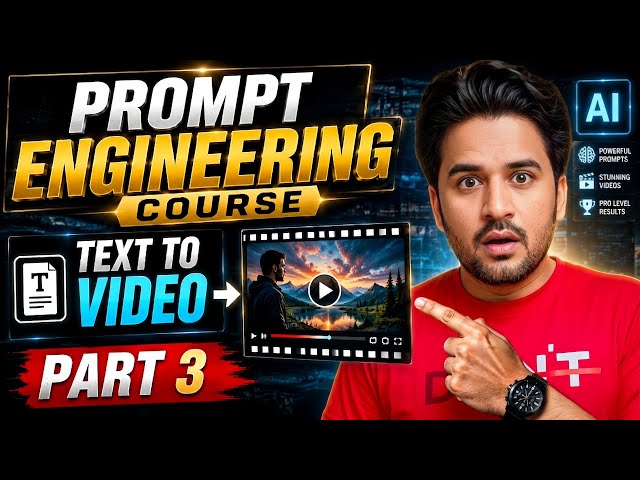 "Prompt Engineering Course: Master Text-to-Video AI Video Prompt in 10 Minutes