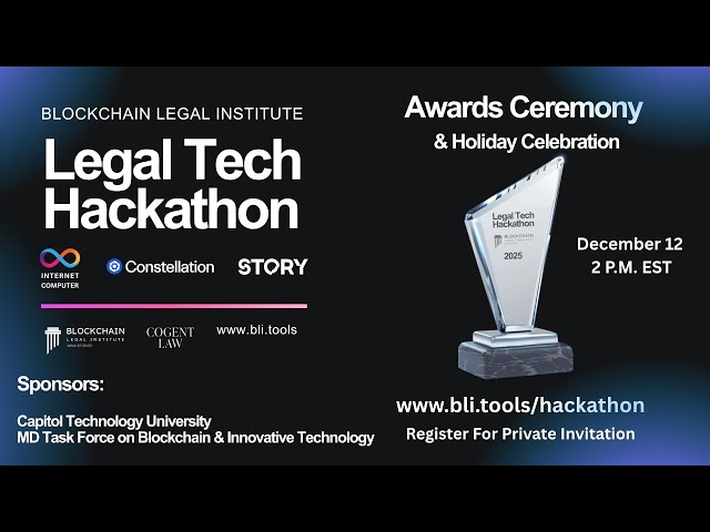 BLI Legal Tech Hackathon - Pitch Day 2 - Nov 2025 OpenArb Pitch