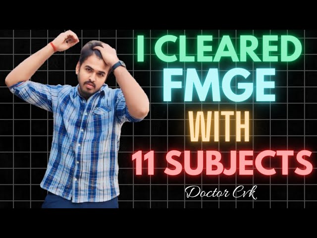 How to "CLEAR FMGE" by "STUDYING ENOUGH"