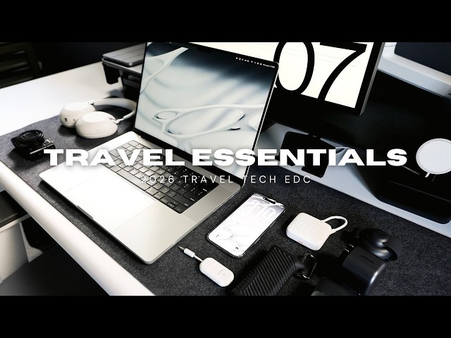 My 2026 Travel Tech Essentials | Travel Luggage and Accessories