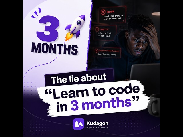 Why the 3-month coding promise is a scam.