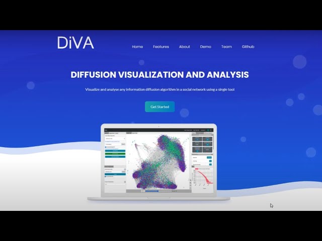 DiVA Tool Demo |  Large Scale Diffusion Visualisation