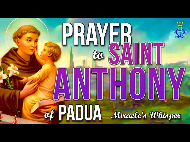 🌿 Miracle's Whisper: A Prayer to Saint Anthony