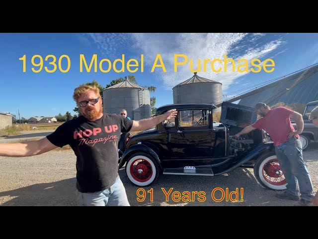 1930 Ford Model A Coupe Survivor Iron Trap Jalopy Flathead 4 No Rust
