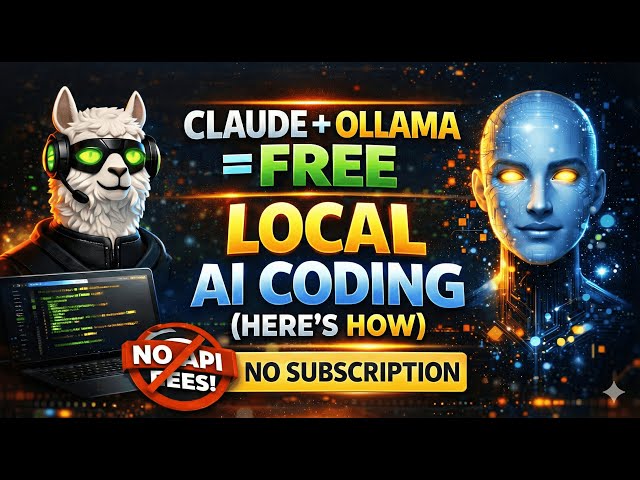 Claude Code + Ollama = Free, Local AI Coding (Here’s How)
