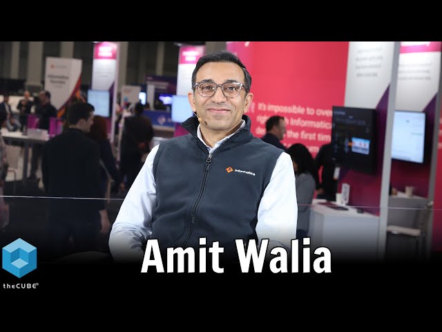 Amit Walia, Informatica | Informatica World 2024
