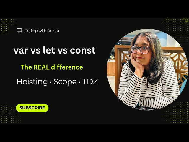 Is let Hoisted? Most Devs Get This Wrong | var vs let vs const in JavaScript | Beginner friendly
