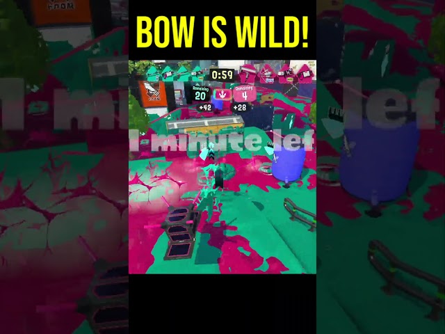 Bow is WILD! #splatoon3
