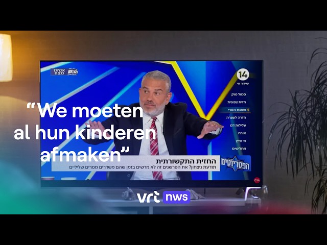 VRT NWS finds dozens of extreme statements in popular Israeli talk show