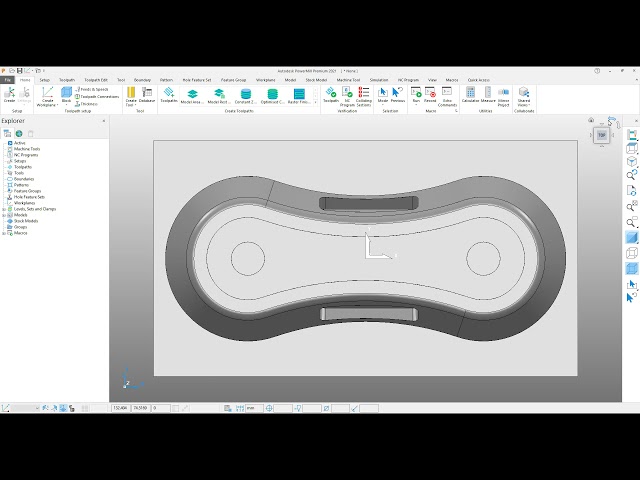 PowerMill Tutorial | Getting Started Guide | Lesson 1: User interface, part import, initial setup