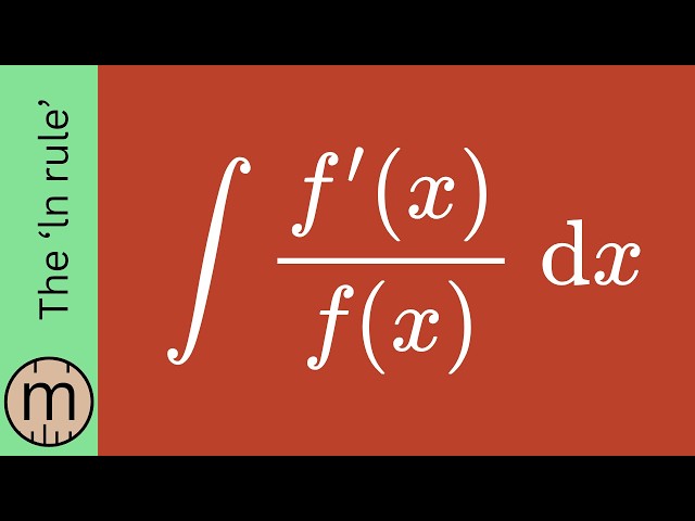 Everything You Need to Know About the 'ln rule' and Partial Fractions in Integration