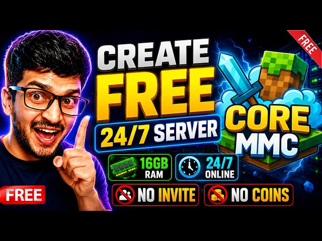 How To Make Free Minecraft Server 24/7 JAVA + PE Cracked | Best Free 24/7 Minecraft Server 🟢