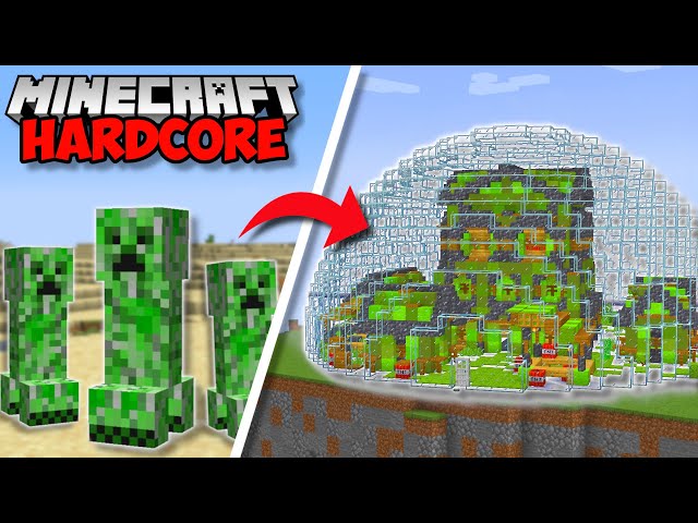 I Built A CREEPER CITY in Minecraft Hardcore (#54)