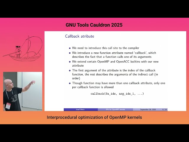 Interprocedural optimization of OpenMP kernels