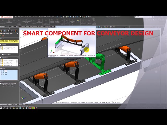 How to use the Smart Component feature in SolidWorks