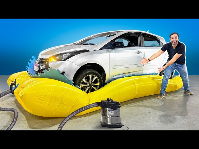 Can a vacuum cleaner lift a car? We tested it!