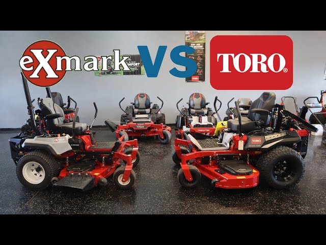 The Truth about Exmark... What's the difference between Exmark and Toro???