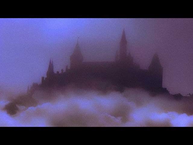 you found a floating dark fantasy castle to study in.