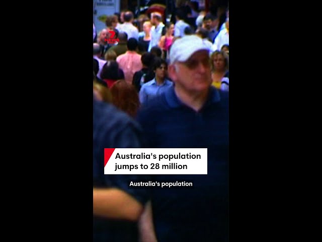 Australia's population jumps to 28 million people, according to ABS