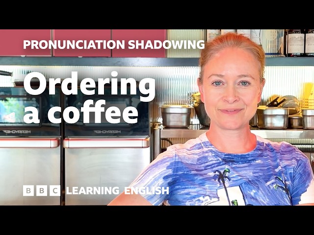 👄 Coffee shop dialogue | Pronunciation Shadowing