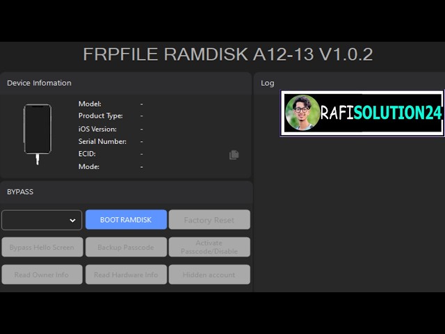 FRPFILE RAMDISK A12-13 Windows Tool Free Download