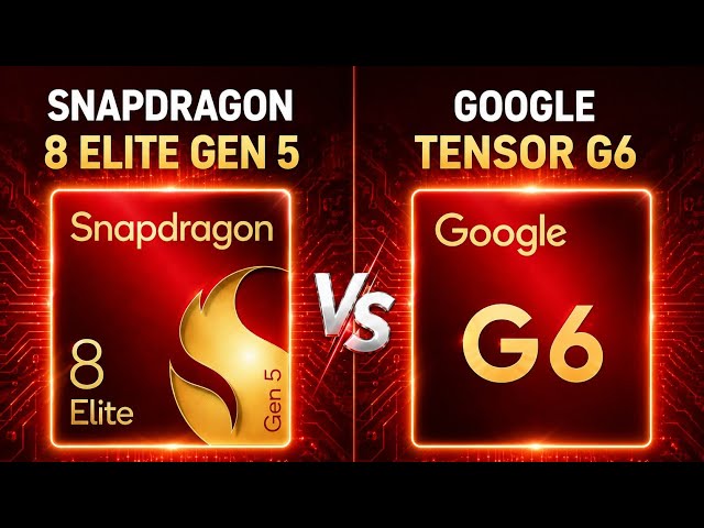Snapdragon 8 Elite Gen 5 vs Tensor G6 – Which Chip Is REALLY Faster? 🤯🔥