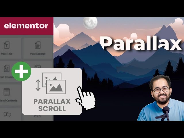 Elementor - Easy Parallax Scrolling Effect