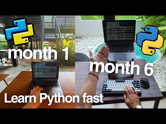 How I Would Learn Python FAST (if I could start over)