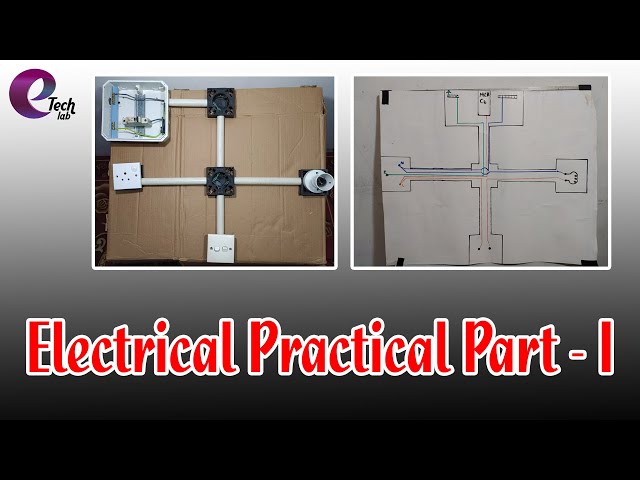 A/L Engineering Technology Practical | Electrical one way switch  with 5A socket outlet in Tamil