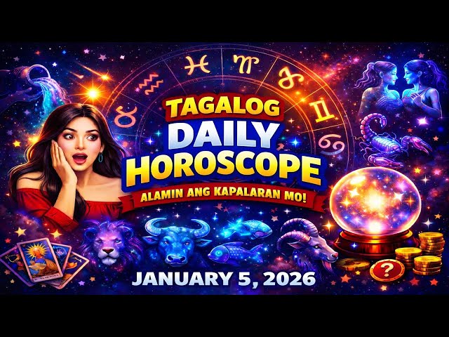 Horoscope for today Tagalog Horoscope January 5,2026 Lucky Numbers Lucky Color #tagaloghoroscope