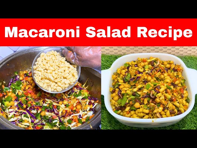 Macaroni Salad Recipe | Salad Recipe | Macaroni Recipe