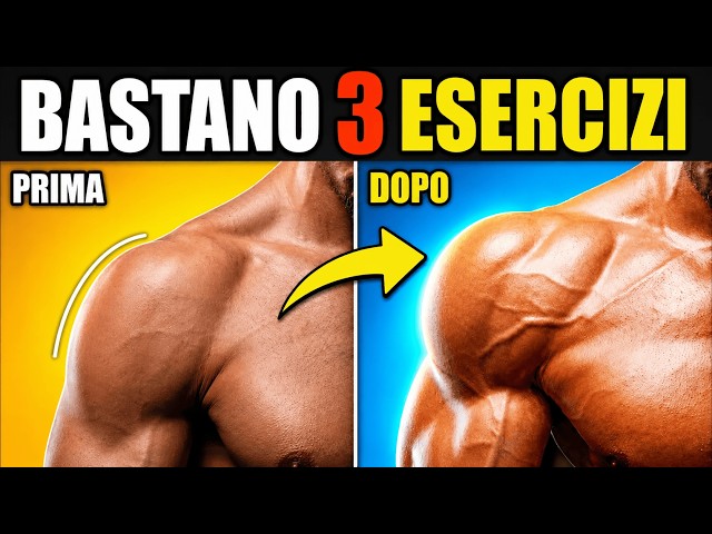 Want Massive Shoulders? 3 Exercises Are All You Need in Your Routine