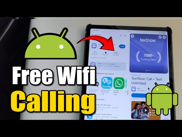 How to get FREE WiFi Calling and Texting on Android Phone or Tablet (Easy Method)