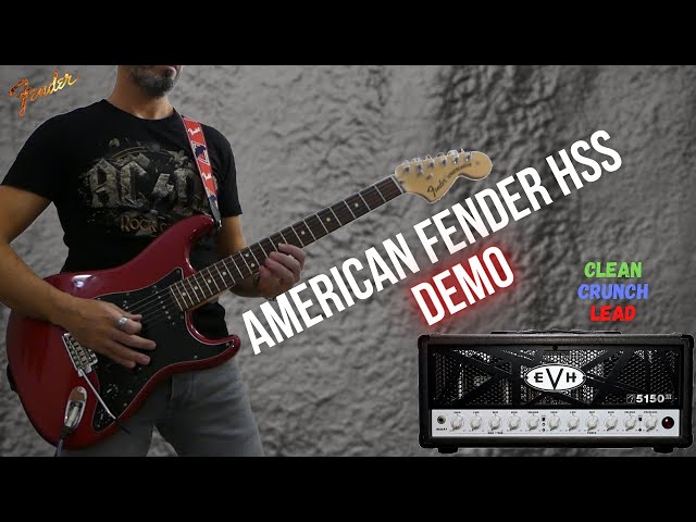 Fender HSS demo with Texas Special pickup: Clean, Crunch, Lead tones