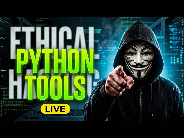 Python Ethical Hacking | Build Your Own Tools LIVE | ethical hacking course |    @tech_by_niteshh