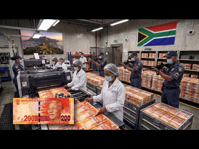 Inside South Africa's Money Factory: How Rand Currency Is Actually Made? Mandela & The Big Five 😲