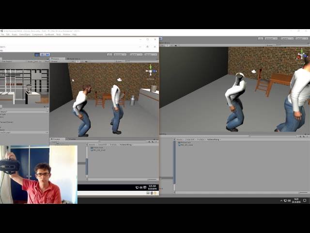 Multiplayer VR with Unity Networking using InstantVR Edge