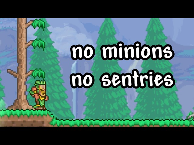 I Beat Terraria as a Summoner (but I DIDN'T summon anything)