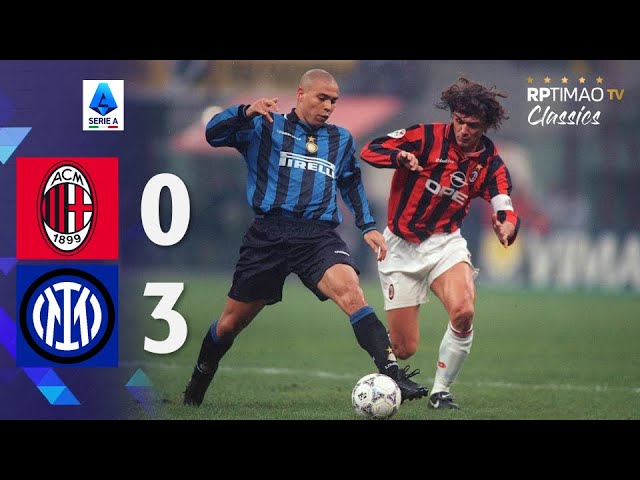 Milan 0 x 3 Inter ● Serie A 1997/98 Resumen y Goles HD