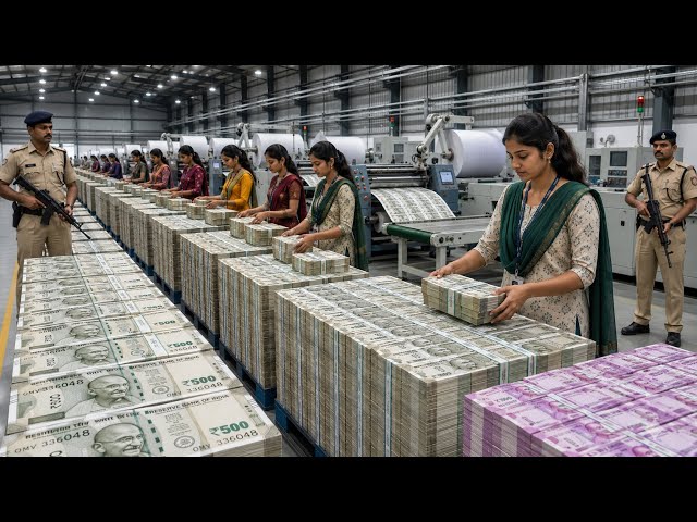 How India Manufactures Trillions of Rupees (RBI Secret)| Inside India's Money Factory!