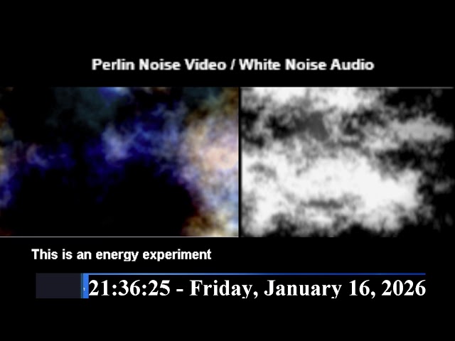 LIVE Paranormal Experiment Stream: Perlin Noise Video & Live Filtered Experiment Audio