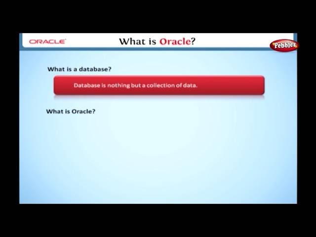 Learn Oracle | What is Oracle | Why do we need Oracle