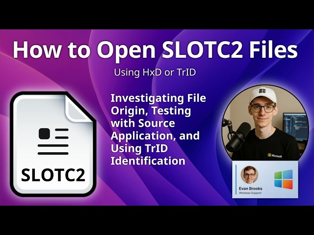 How to Open SLOTC2 Files (Uncommon File Extension)