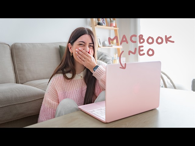 A few days with the MacBook Neo: Apple's cheapest computer 💻💗 Is it worth it? ☁️