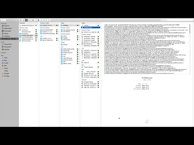 How to convert LATEX citations to XML using [[BibDesk]]